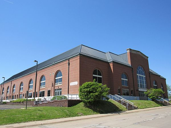 Wharton Field House in Moline, Illinois