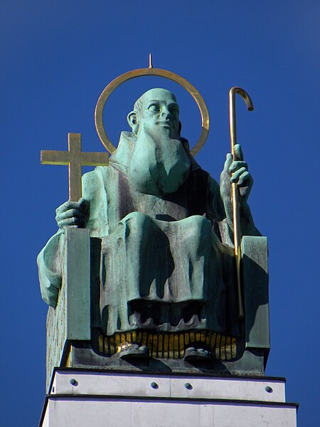 File:Wien - Hl Severin auf der Otto-Wagner-Kirche am Steinhof.jpg