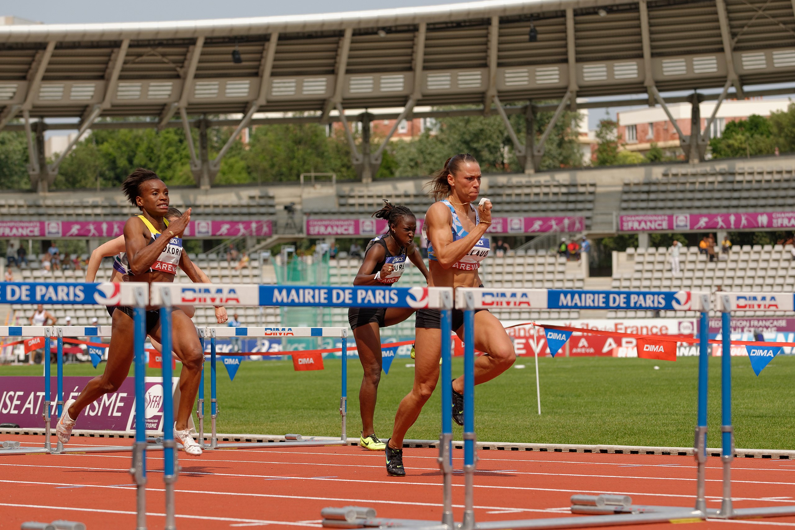 File:Women 100 m hurdles French Athletics Championships 2013 t160030.jpg -  Wikimedia Commons