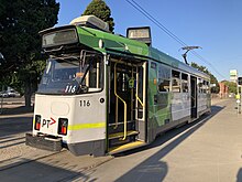 Yarra Trams Z-class 116 Route 57, September 2023 1.jpg