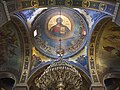 * Nomination: Interior of Agios Georgios church, Nafplion. --C messier 13:07, 8 June 2016 (UTC) Strange composition, either you crop the lamp totally (or almost totally) or nothing, now it is somewhere inbetween Poco a poco 19:00, 8 June 2016 (UTC) I wanted to show also the transition of the round dome to the square that form the columns. Unfortunately, lens not wide enough. --C messier 13:12, 8 June 2016 (UTC) Sorry, I'm not convinced Poco a poco 19:34, 9 June 2016 (UTC) * * Review needed