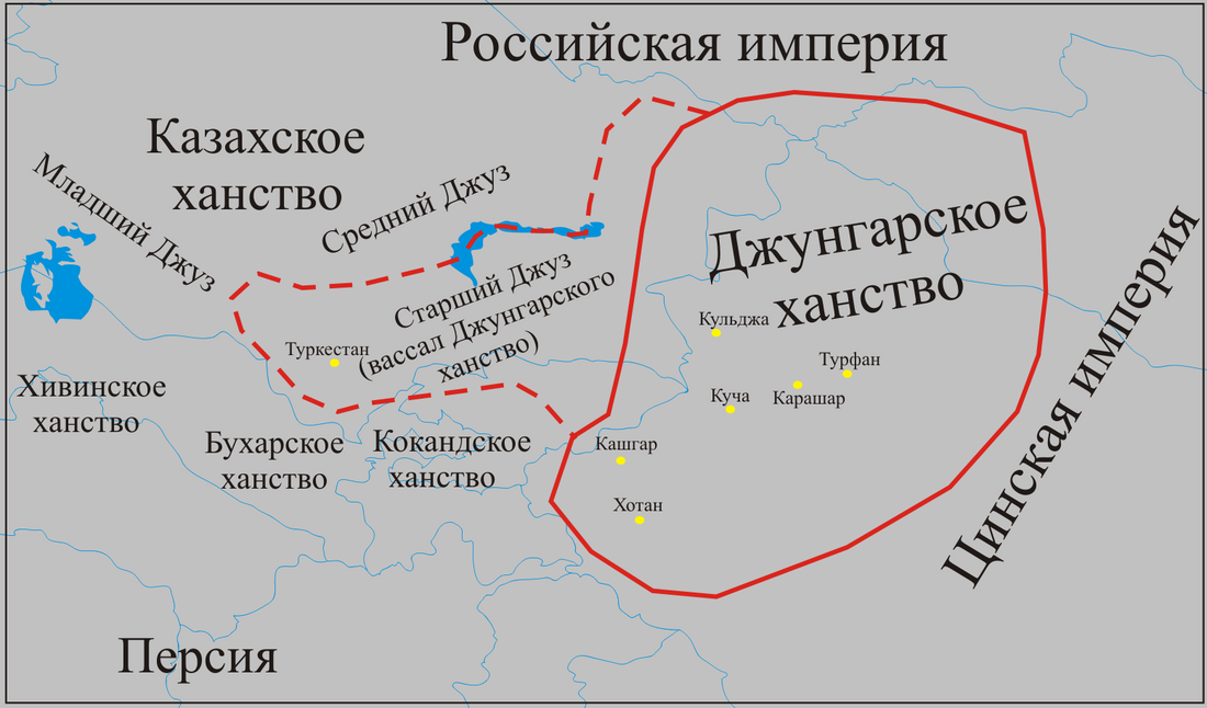 Казахско-джунгарская война