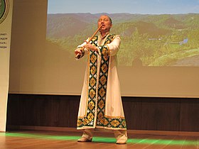 Bashkir national musical instrument quray