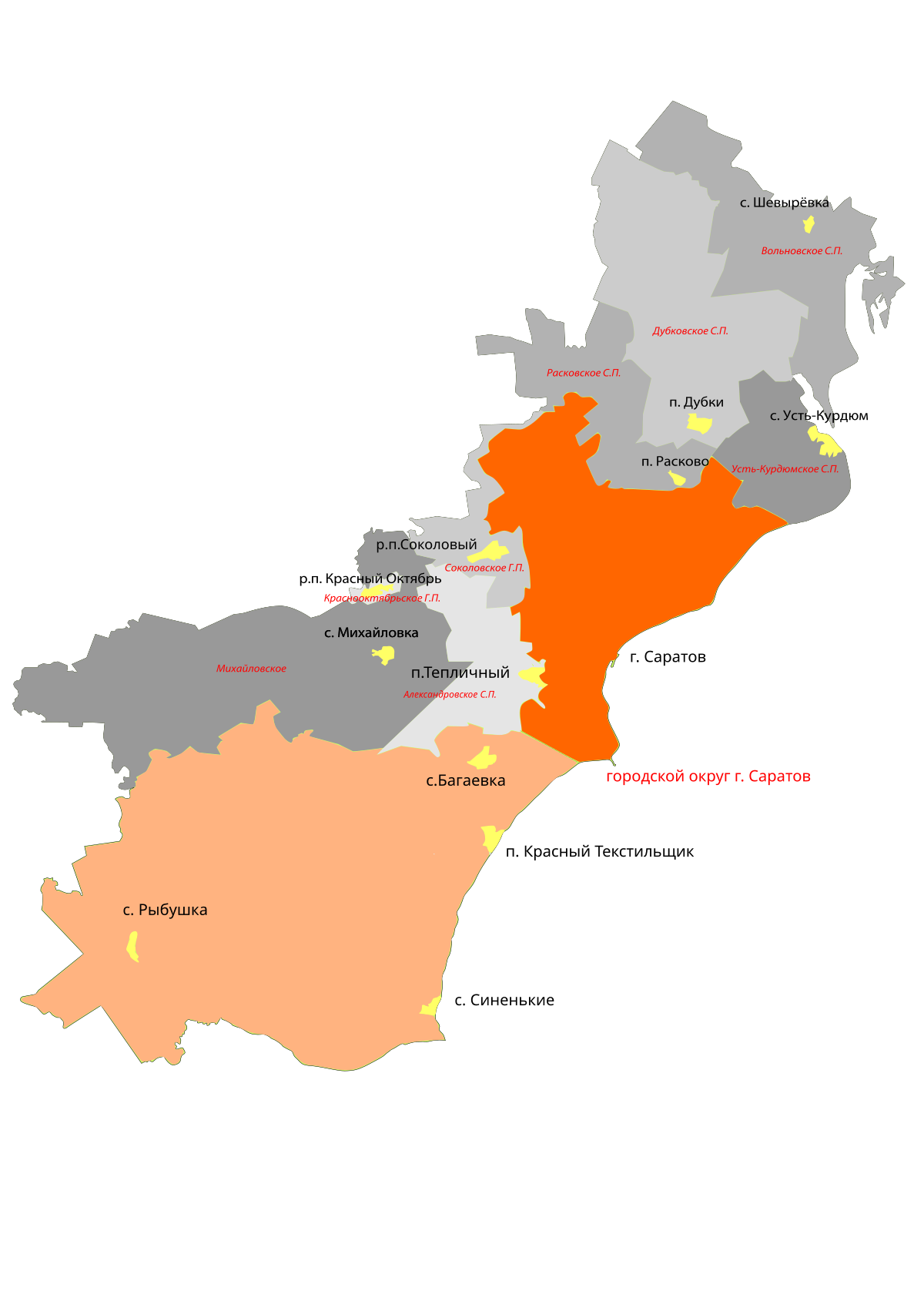 Красный текстильщик саратовская область карта