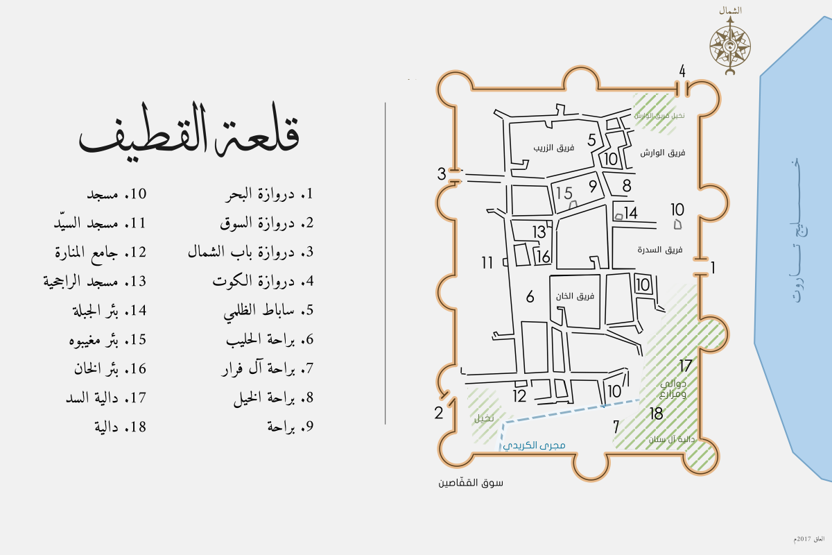 Map of the castle