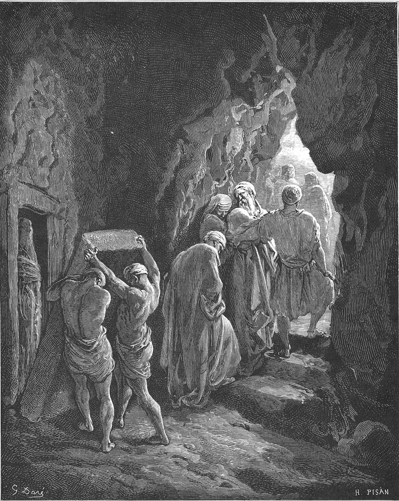 Burial of Sarah by Gustave Doré, Genesis 23, Bible.Gallery