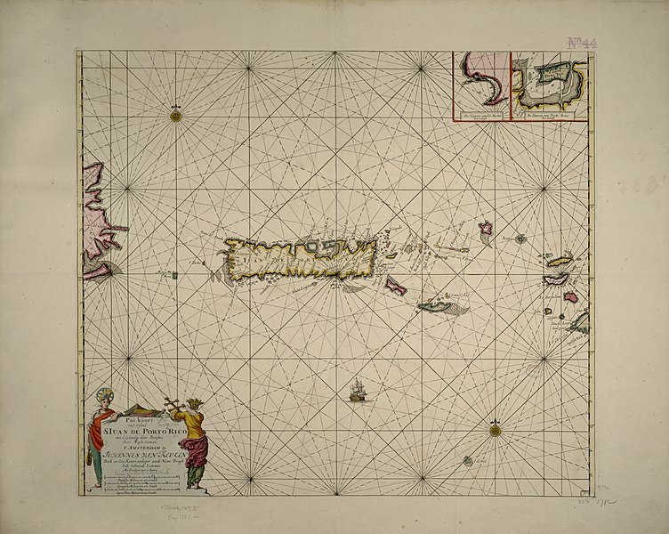 File:1712 Porto Rico map by Johannes van Keulen BPL m8719.jpg