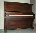 A Trayser upright piano built about 1875