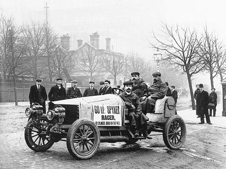 В начале 80 годов голландская фирма. Spyker (1903. Первый полноприводный автомобиль Spyker 60. Спайкер 1903 года (Голландия) - фото.