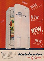 Original Print Ad 1945 KELVINATOR Kitchen Appliances