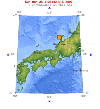 <span class="mw-page-title-main">2007 Noto earthquake</span> Earthquake in Japan