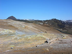 With Námafjall in the foreground