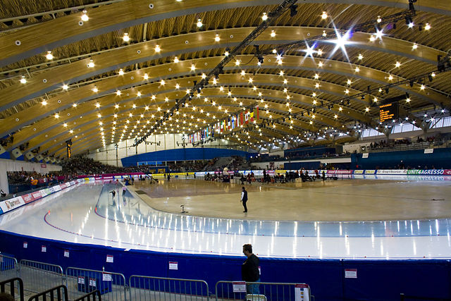 The oval during the 2009 World Single Distance Speed Skating Championships