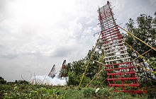 Rocket Festivals are an old tradition at the beginning of the wet season in certain parts of Laos and Thailand 2013 Yasothon Rocket Festival 05.jpg