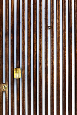 Details of door in Bolzano, South Tyrol, Italy