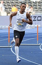 Thumbnail for File:2019-09-01 ISTAF 2019 400 m hurdles (Martin Rulsch) 5 (cropped).jpg