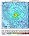 2020-05-15 M6.5 Monte Cristo Range Earthquake M6.5 earthquake shakemap (USGS).jpg