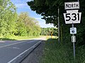 File:2022-06-05 09 19 49 View north along Pennsylvania State Route 531 (Depot Road) at Pennsylvania State Route 430 (Station Road) in Harborcreek Township, Erie County, Pennsylvania.jpg