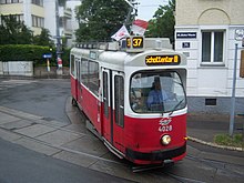Tram number 37 leaves the Hohe Warte 37 Hohe Warte 4.JPG