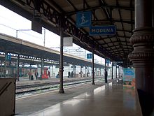 View of the main platform.