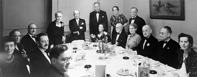 A dinner to celebrate Melanie Klein's 70th birthday