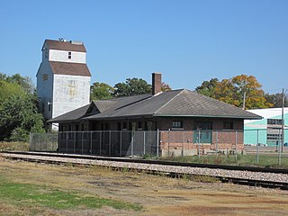 Illinois Central Combination Depot-Ackley United States historic place