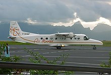 Dornier Do 228 de Air Moorea en el Aeropuerto Internacional Faa'a (2000)