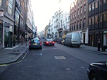 Northward view of Albemarle Street, from the Stafford Street junction. Albemarle Street (N).jpg