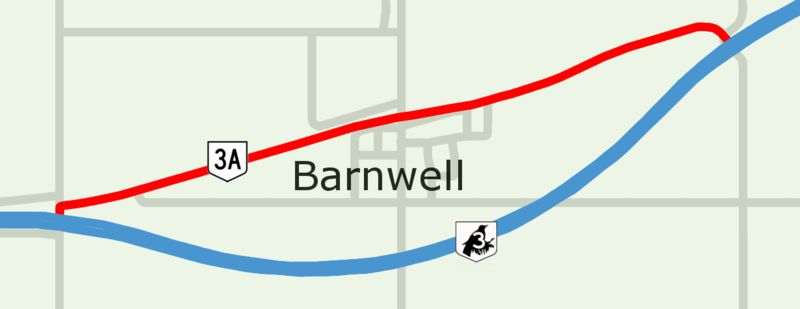 File:Alberta Highway 3A Barnwell Map.png