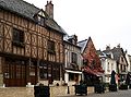 Timber-framed houses in Amboise.