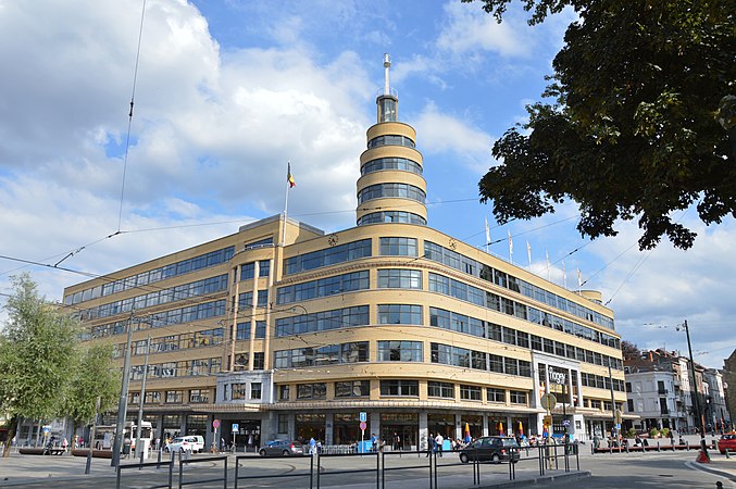 Flagey Building (or Maison de la Radio), Ixelles (Brussels), Belgium (1938)