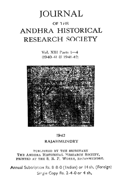 File:Andhra Historical Research Society 1940 04 01 Volume No 13 Issue No 01,02,03,04.pdf