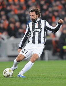 Pirlo en diciembre de 2012