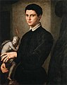 Portrait of a Man Holding a Statuette, 1545