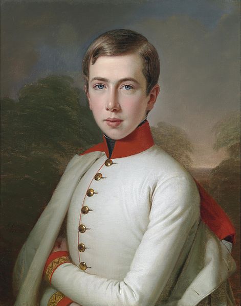 An 1848 portrait of Karl Ludwig by Anton Einsle.
