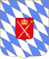 Shield of the Kingdom of Bavaria 1807-1835