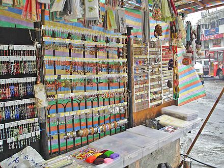 A stall on Linking Road