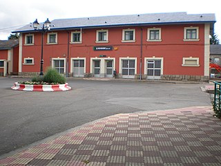 Español: Estación de Bembibre. Galego: Estación de Bembibre.