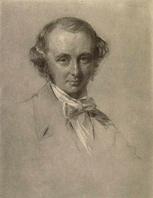 Benjamin Jowett, by George Richmond, 1854