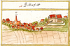Bittenfeld mit Schloss 1686 (Kiesersche Forstlagerbücher)