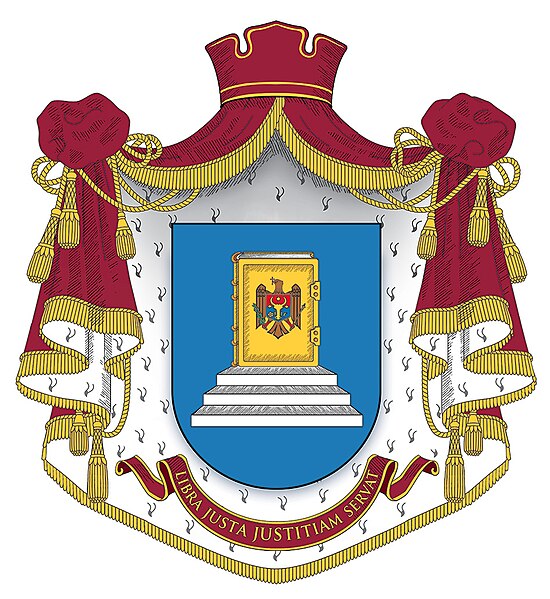  Blazon al Curții Constituționale a Republicii Moldova
