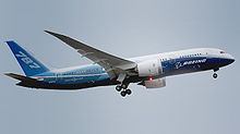 Die Boeing 787-8 in Werksbemalung von Boeing