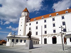 Main entrance of the Bratislava Castle