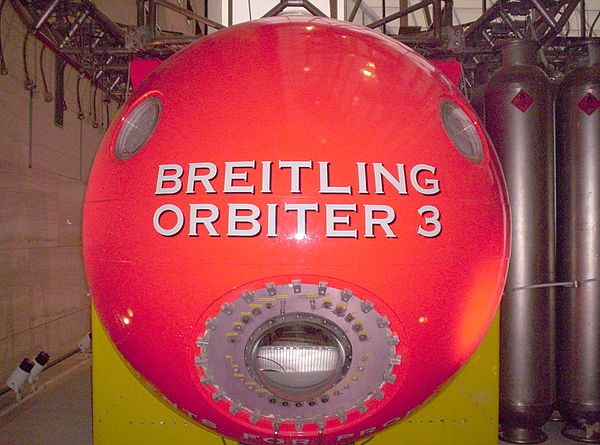 Breitling Orbiter 3 gondola end view