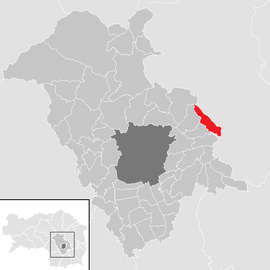 Poloha obce Brodingberg v okrese Graz-okolie (klikacia mapa)