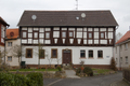 English: Half Timbered Building in Langenschwarz, Burghaun, Hesse, Germany