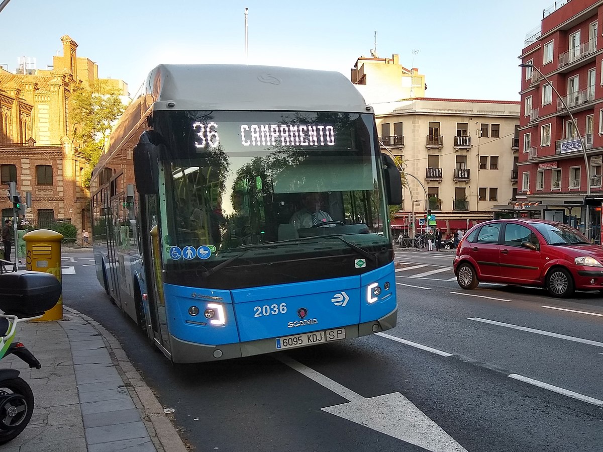 36 линия 1. Линеа автобус. EMT Madrid Scania. Madrid Bus. Madrid Bus m3.