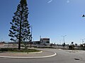 Butler railway station as seen from Hollyford Parade and Doncaster Grange, Butler, five days before the station's opening.