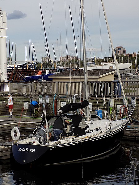 File:C&C 29 Mark I sailboat Black Pepper 4257.jpg