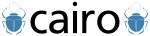 O logotipo da biblioteca gráfica cairo.